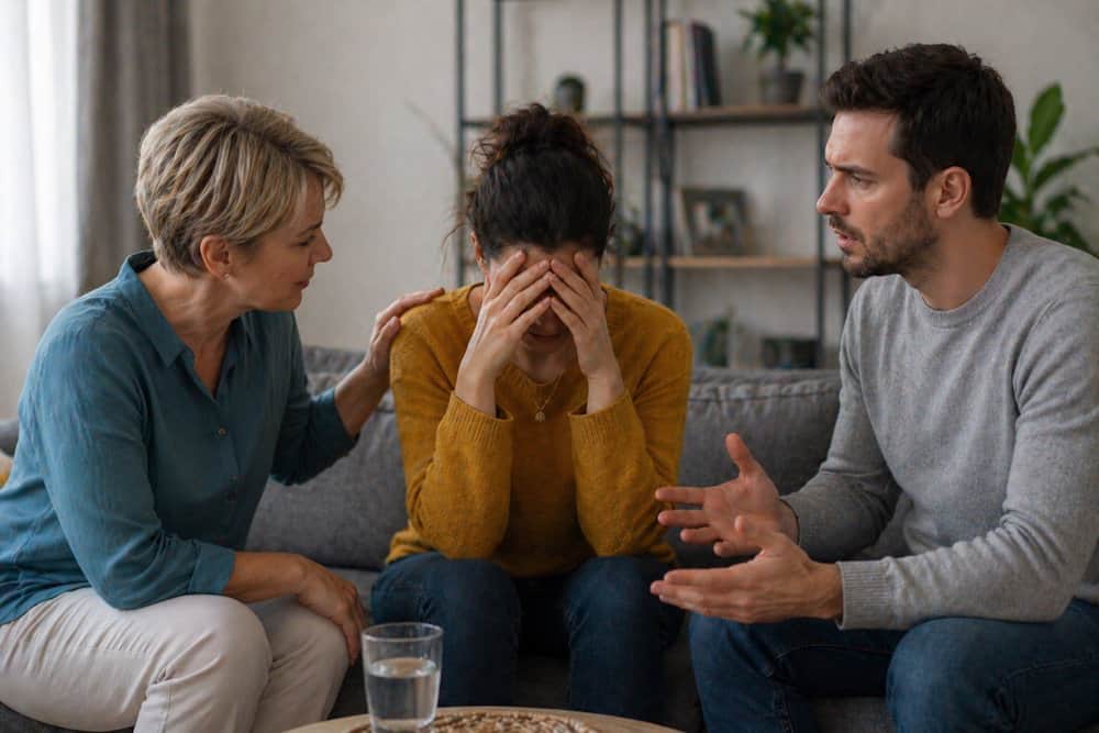 Dritte in den Konflikt hineinziehen